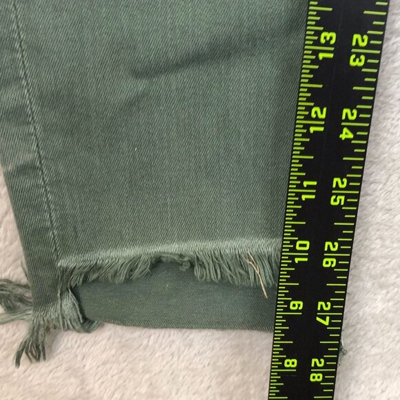 Lucky Brand Womens Jeans Size 4/56 Ava Skinny Ankle Frayed Hem Green Casual - Picture 5 of 16